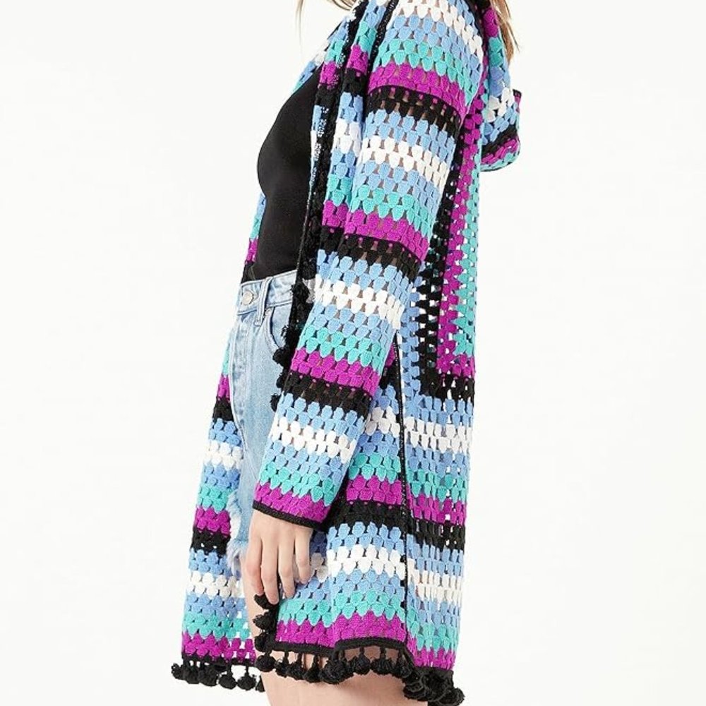 Free the Roses Crochet Cardigan, Anthropologie Cardigan, Anthropologie Sweater